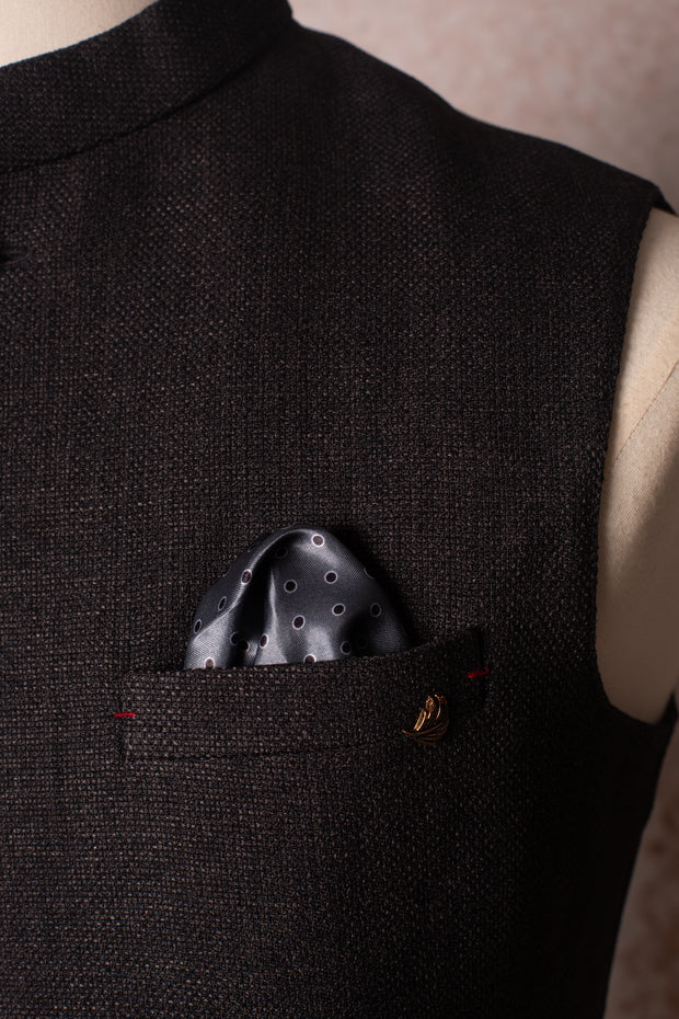 Metal button waistcoat E9S_1663