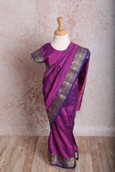 Benarasi stitched saree R8_584 - Variety Silk House Ltd