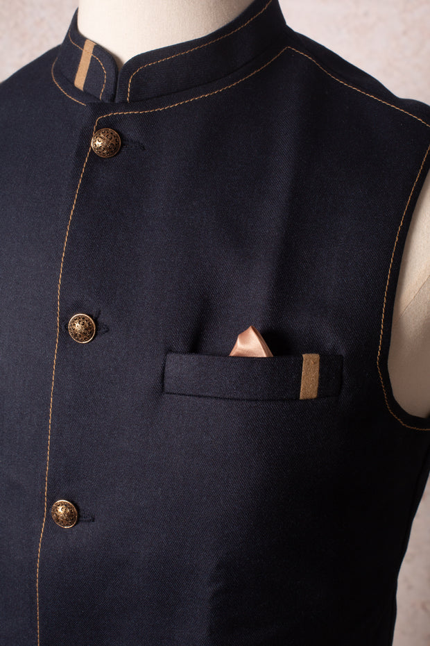 Metal button waistcoat E9S_1974