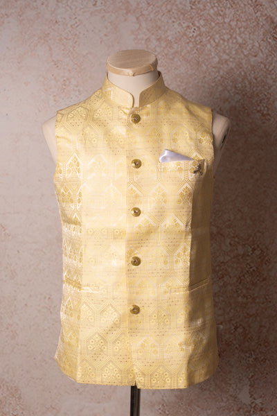 Jacquard weave waistcoat N9_1957