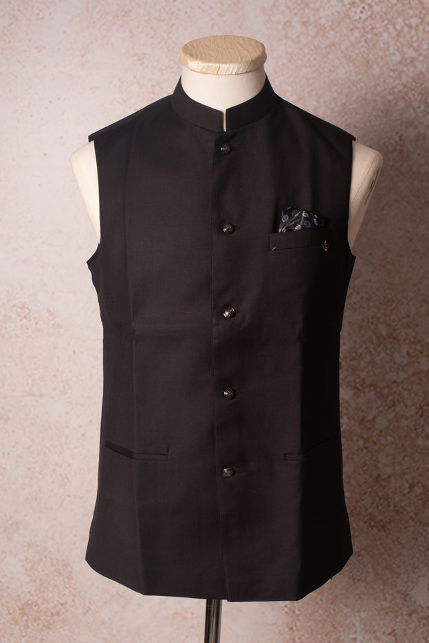 Metal button waistcoat E9S_1904