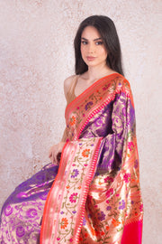 Benarasi weave silk saree Z8_134