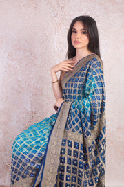 Bandhani woven saree Q9-9E