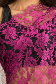 Chantilly lace lurex 16539M - Variety Silk House Ltd