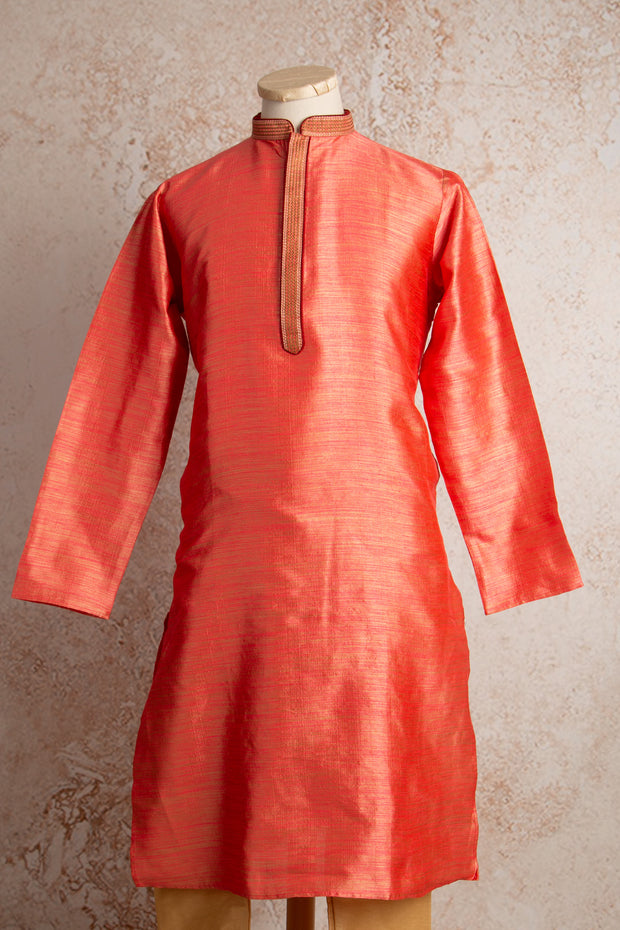 Dupion kurta & churi R8_7482