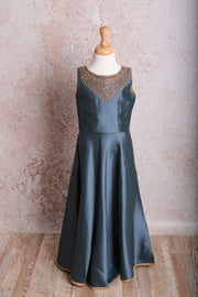 Embd dress/leggings R8_4399 - Variety Silk House Ltd