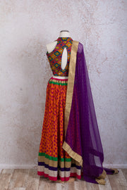 H7/2036 Plukari blouse/skirt - Variety Silk House Ltd