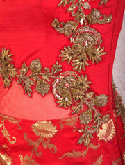 I8/1004 Dress with woven overlap - Variety Silk House Ltd