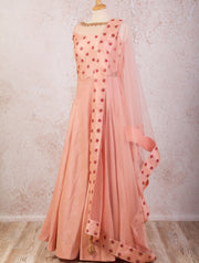 I8/1023 Pastel Anarkali - Variety Silk House Ltd