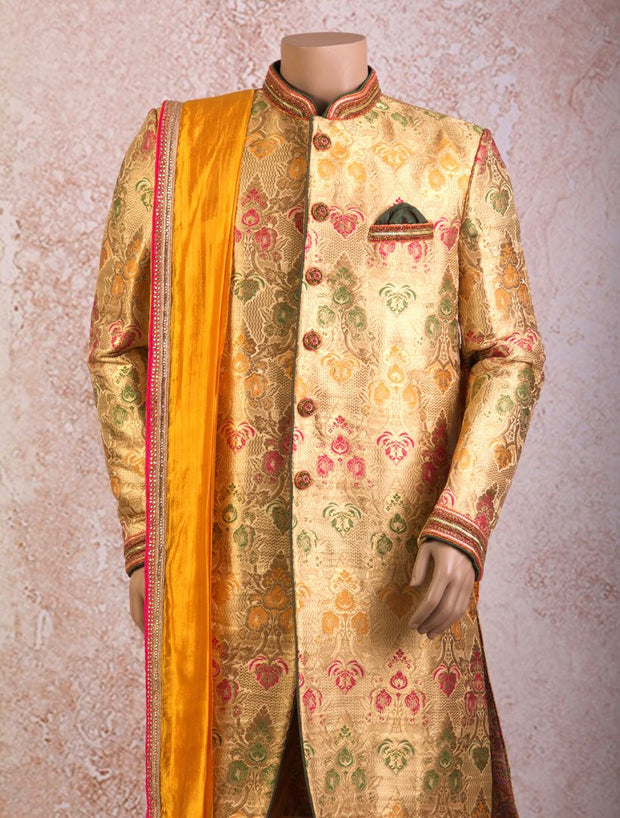 I8/2024 Brocade Sherwani - Variety Silk House Ltd