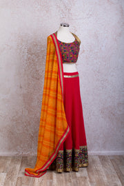 K8/2048 Mirrorwork Choli/Skirt - Variety Silk House Ltd