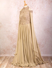 K8/1007 Net/Georgette Emb Dress - Variety Silk House Ltd